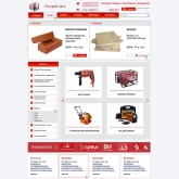 Сайт для магазина строительных материалов